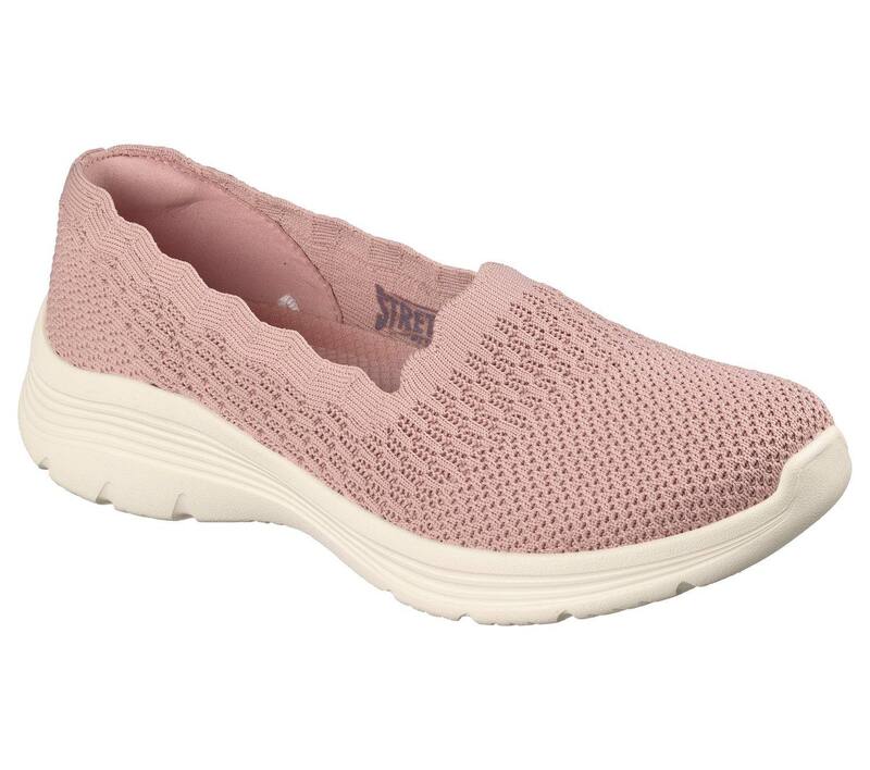 スケッチャーズ レディース シューズ サンダル Skechers Bedford Women\u0027slip-On Comfort Shoes Rose