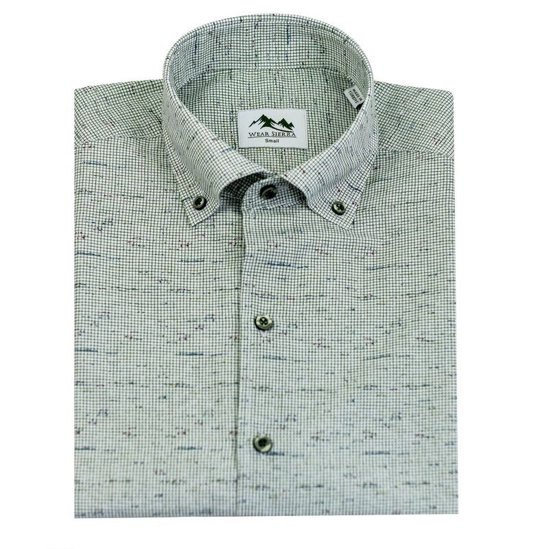 ウェアシエラ レディース トップス Tシャツ ボタンダウン コットン ダウン Wear Sierra Top Shelf Men'short Sleeve Button Down Cotton Shirt Great for Casual Fridays Green グリーン｜ReVida 店