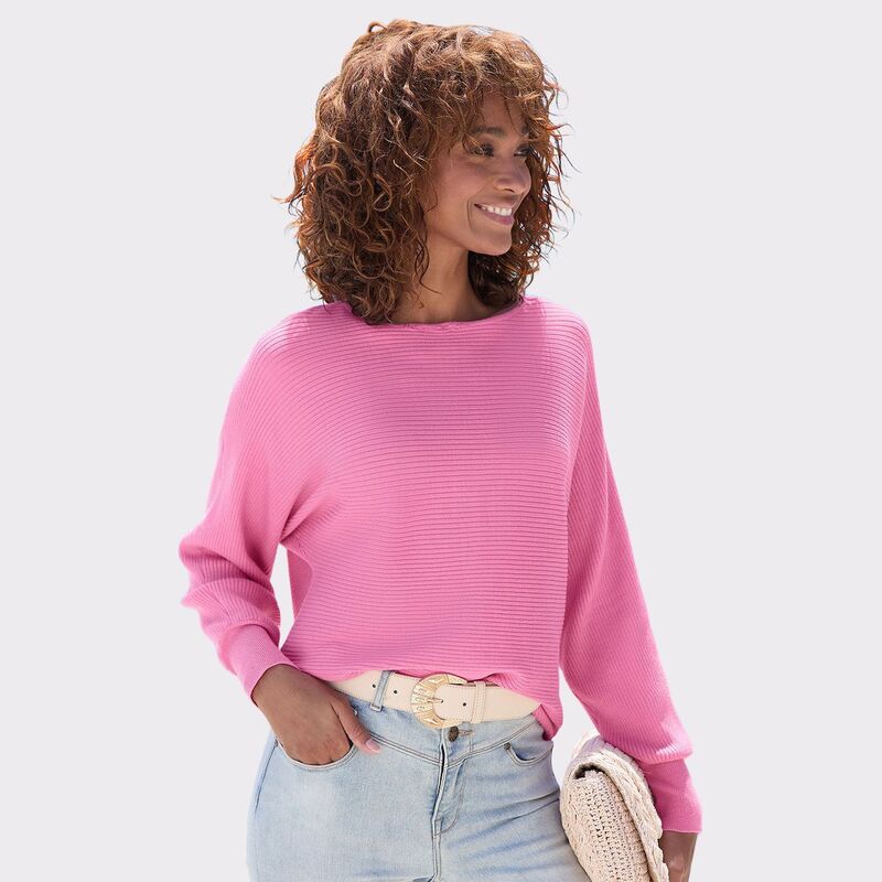 ラスカーナ レディース アウター 編み物・スウェーター Lascana Women\u0027s Boat Neck Sweater Berry