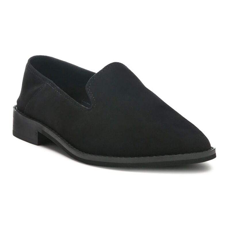 ラグアンドコー レディース シューズ スリッポン・ローファー スエードクロス Rag \u0026 Coliwia Classic Suede Women\u0027s Loafers Black 黒いこと