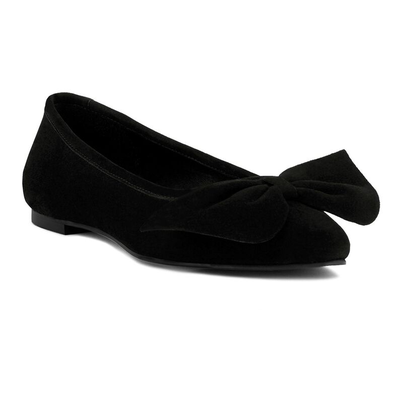 ラグアンドコー レディース シューズ サンダル スエードクロス Rag \u0026 Co Chuckle Women\u0027suede Ballet Flats Black 黒いこと