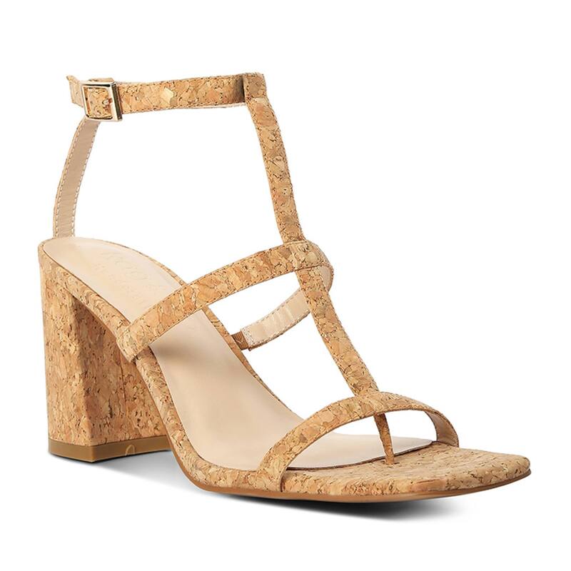 ラグアンドコー レディース シューズ パンプス サンダル 踵 Rag \u0026 Co Mirabella Women\u0027s Block Heel Dressandals Natural