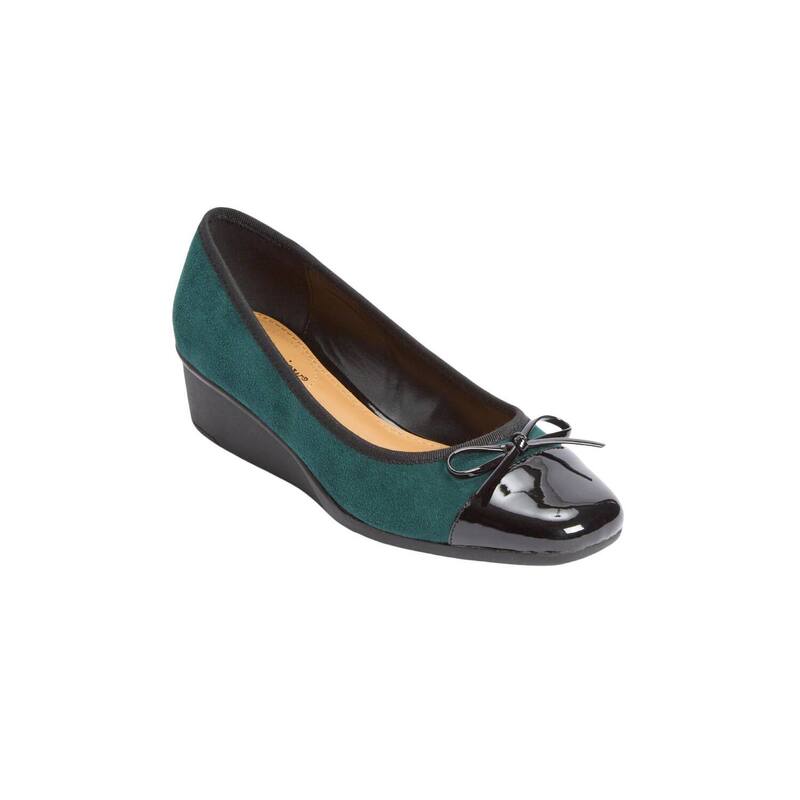 コンフォートビュー レディース シューズ パンプス Comfortviewomen\u0027s The Jade Slip On Wedgemerald エメラルド