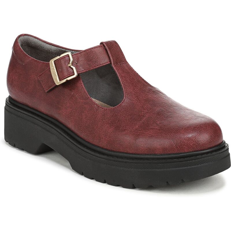 御医者さん・肩かけ レディース シューズ スリッポン・ローファー Dr. Scholl\u0027s Bring It Jane Women\u0027s Mary Jane Shoes Burgundy バーガンディ