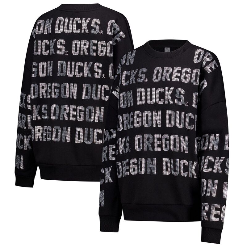 ゲームデイ・クチュール レディース トップス プルオーバー 汗水 Women\u0027s Gameday Couture Black Nebraska Huskers Oversized Hypera Sweatshirt Neblack 黒いこと