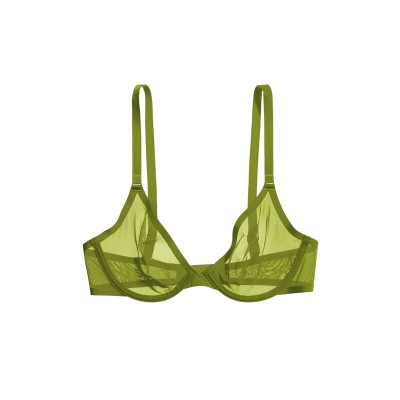 クープ レディース アンダーお召しもの ブラ メッシュ CUUP The Plunge - Mesh Leaf
