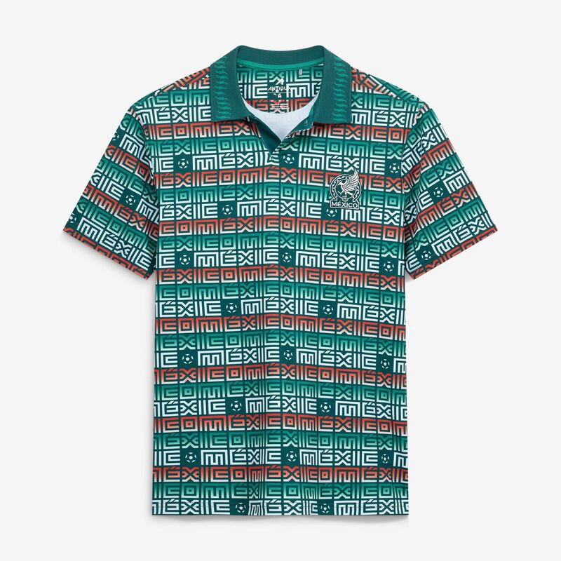 アンティグア レディース トップス プルオーバー スポーツシャツ Men\u0027s Antigua Green Mexico National Team Golden Polo Soc Green 緑であること