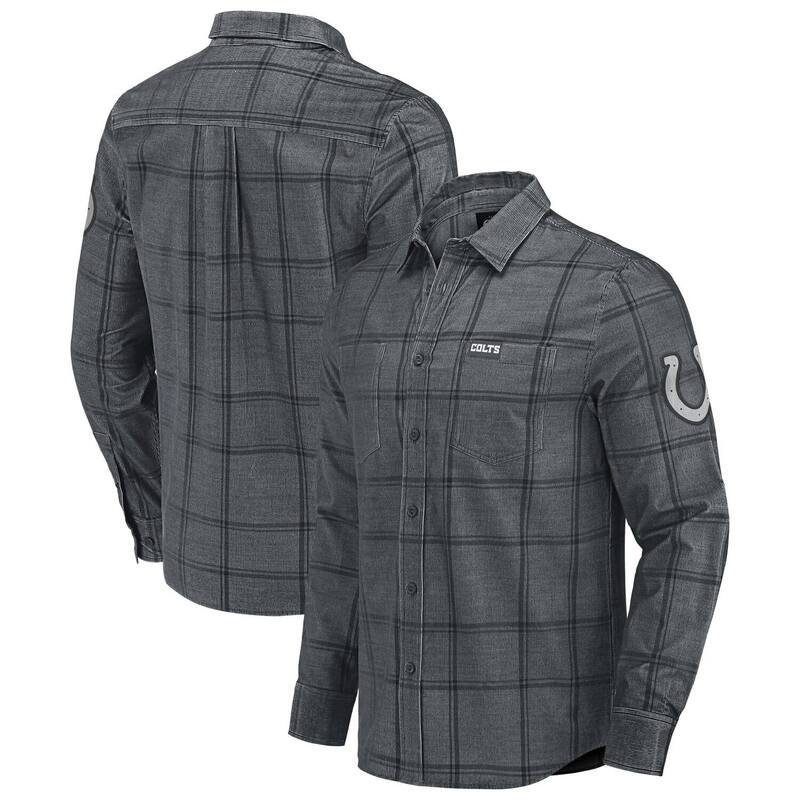 ダリウス・ラッカー 寄せあわせ バイ ファナティクス レディース トップス プルオーバー コール天 Men\u0027s Darius Rucker Collection by Fanatics Gray Indianapolis Colts Micro Corduroy Plaid Button Up Shirt Clt Grey 薄墨色