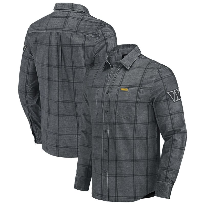 ダリウス・ラッカー 寄せあわせ バイ ファナティクス レディース トップス プルオーバー コール天 Men\u0027s Darius Rucker Collection by Fanatics Gray Washington Commanders Micro Corduroy Plaid Button Up Shirt Wft Grey 薄墨色