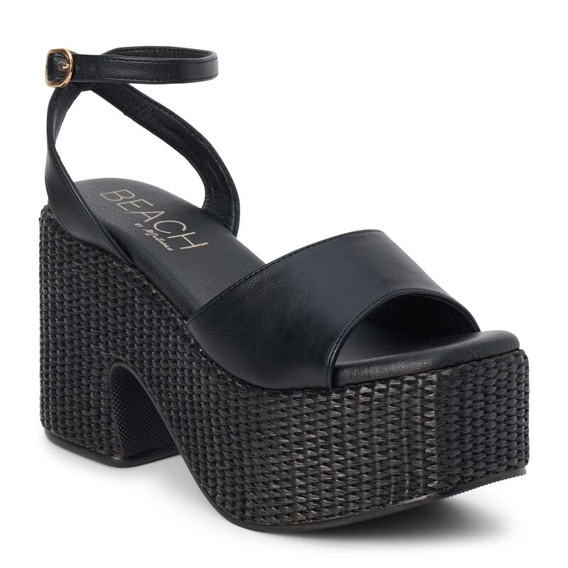 ビーチバイマティス レディース シューズ パンプス プラットホーム サンダル Beach by Matisse Arden Women\u0027s Platform Sandals Black 黒いこと