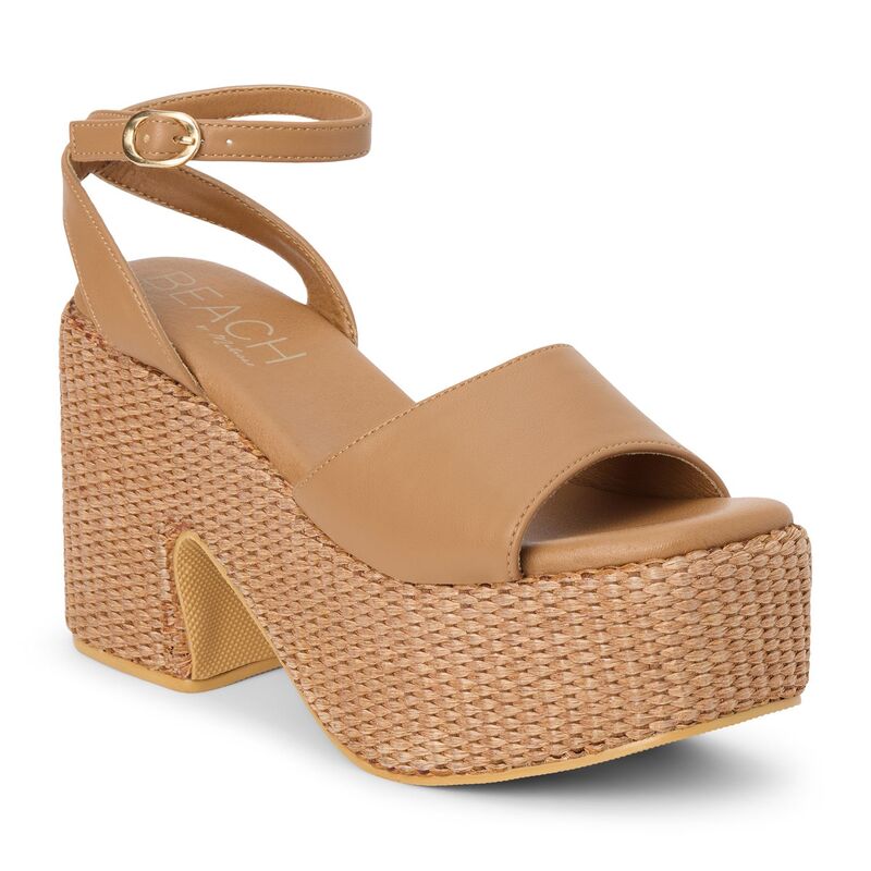 ビーチバイマティス レディース シューズ パンプス プラットホーム サンダル Beach by Matisse Arden Women\u0027s Platform Sandals Cognac