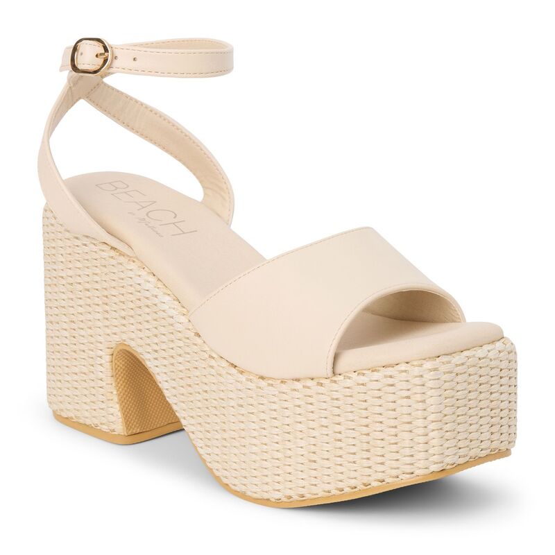 ビーチバイマティス レディース シューズ パンプス プラットホーム サンダル Beach by Matisse Arden Women\u0027s Platform Sandals Ivory 象牙色