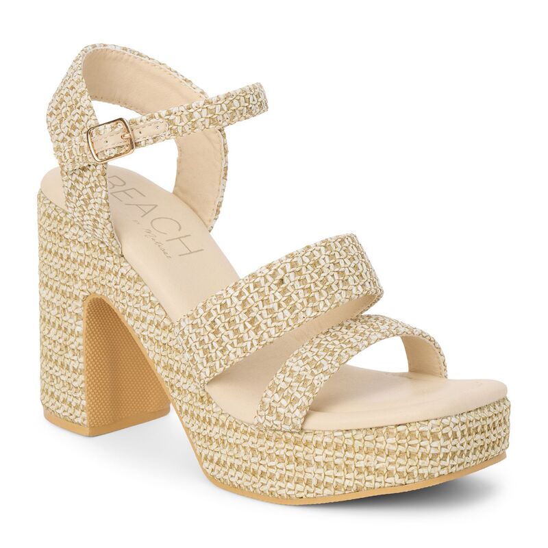 ビーチバイマティス レディース シューズ パンプス プラットホーム サンダル Beach by Matisse Alessia Women\u0027s Platform Sandals Beige ベージュ