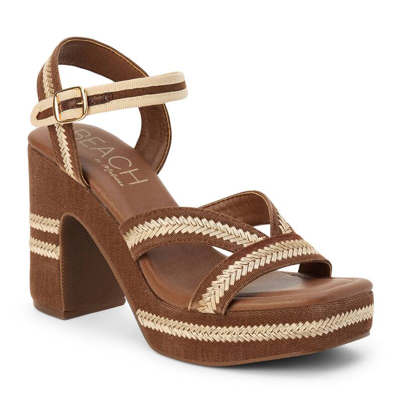 ビーチバイマティス レディース シューズ パンプス プラットホーム サンダル Beach by Matisse Adelaide Women\u0027s Platform Sandals Choco