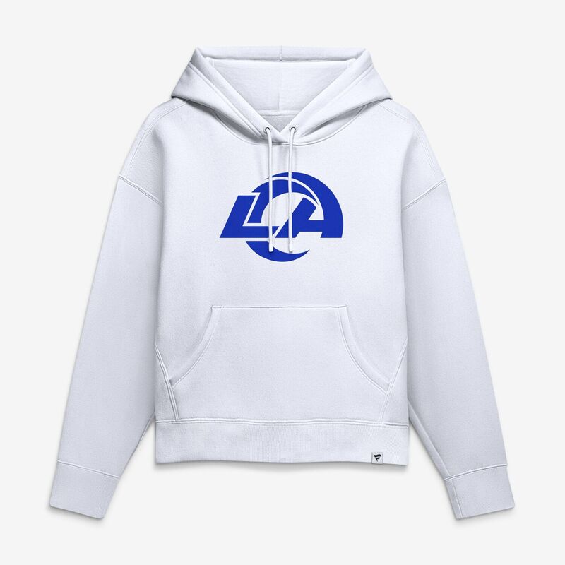 ファナティクス レディース トップス プルオーバー ロゴタイプ パーカー Women\u0027s Fanatics White Los Angeles Rams Logo Legacy Hoodie Lar White 白いこと