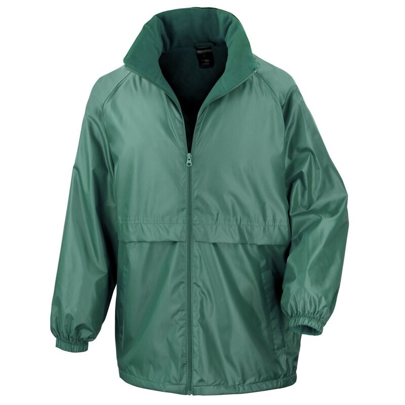 リザルト レディース アウター 上衣・上衣 フリース Result Core Mens Microfleece Lined Waterproof Jacket Bottle Green 緑であること