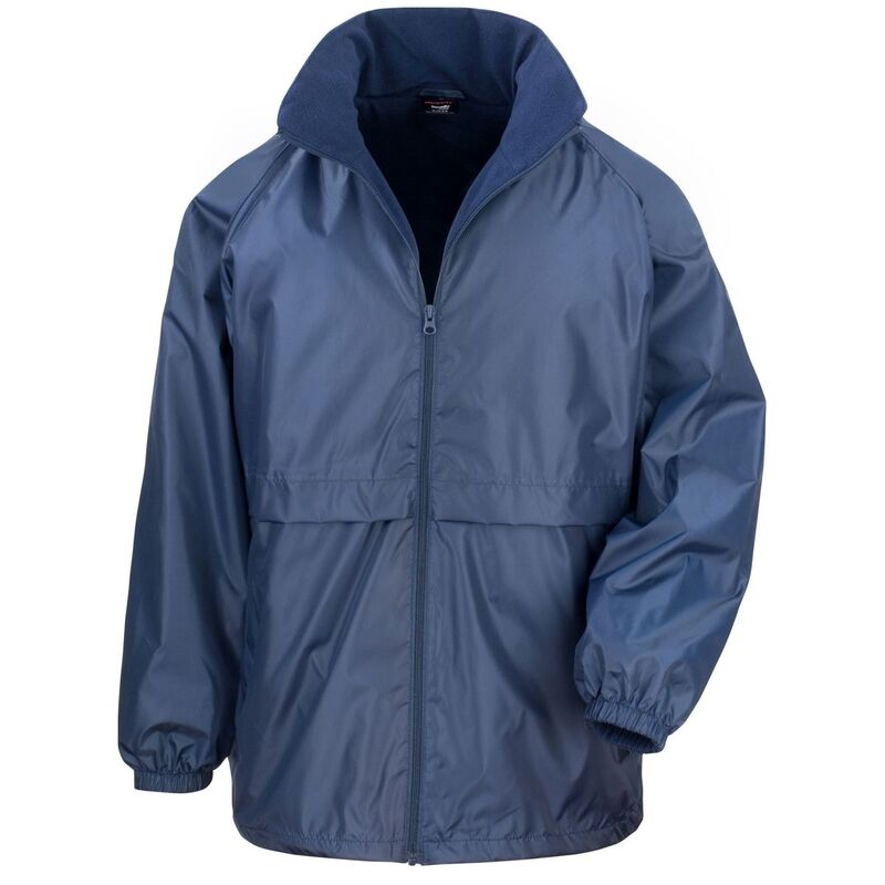 リザルト レディース アウター 上衣・上衣 フリース Result Core Mens Microfleece Lined Waterproof Jacket Navy 米国海軍