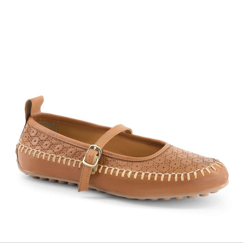 アンドレア レディース シューズ サンダル なめし革 Andrea Women\u0027s Leather Mary Janes 94794-3890264 Honey
