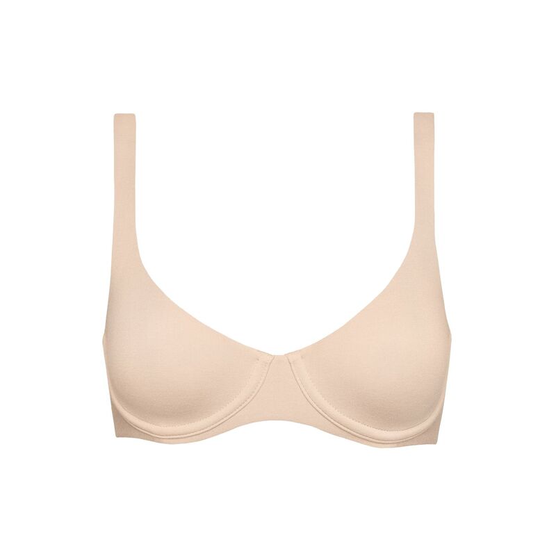 クープ レディース アンダーお召しもの ブラ CUUP The Scoop - Modal Sand 沙子