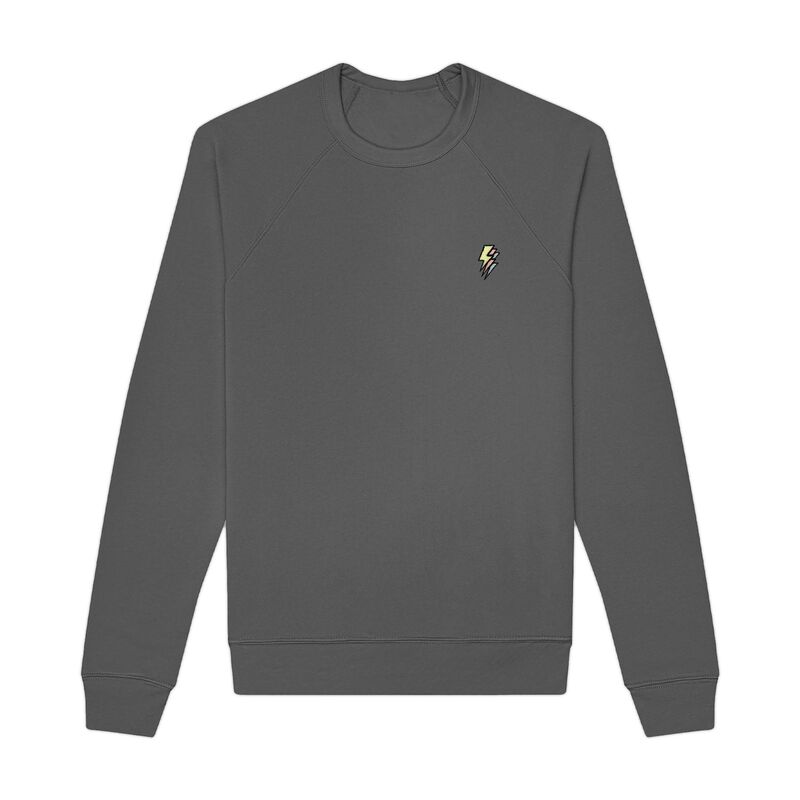 ダリックス レディース トップス プルオーバー 流汗 フリース Dalix Lightning Fleece Sweatshirt Asphalt Gray 薄墨色