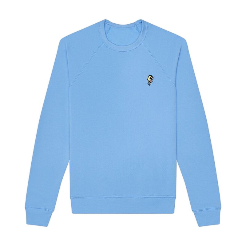 ダリックス レディース トップス プルオーバー 流汗 フリース Dalix Lightning Fleece Sweatshirt Carolina Blue 青み