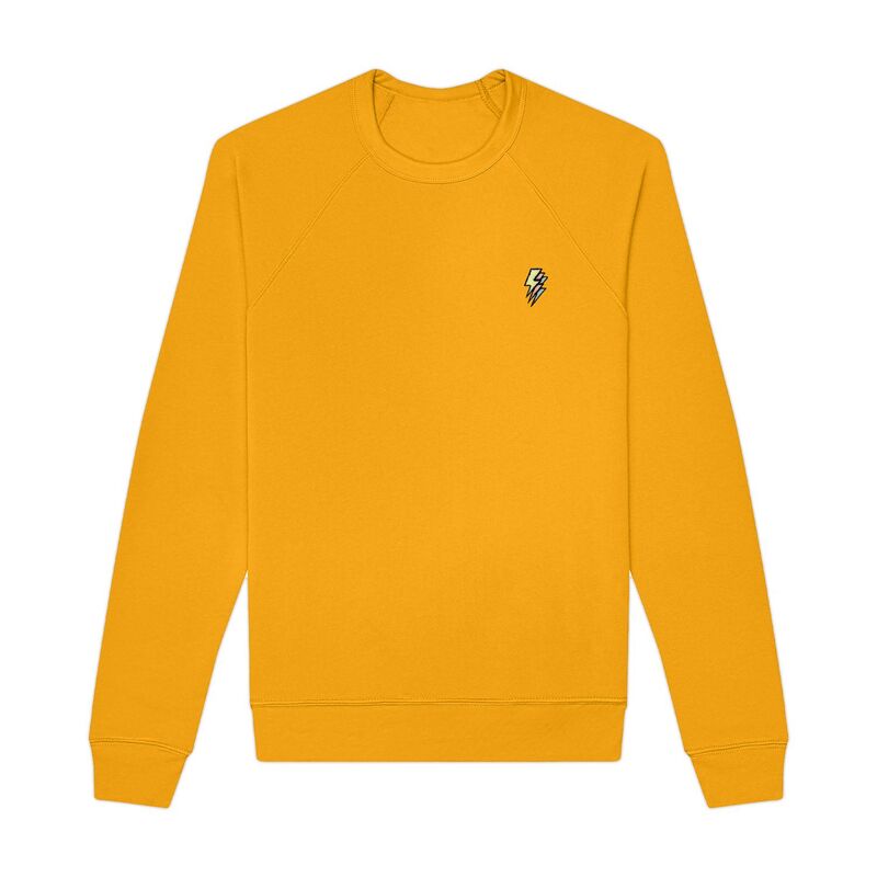 ダリックス レディース トップス プルオーバー 流汗 フリース Dalix Lightning Fleece Sweatshirt Gold ゴールド
