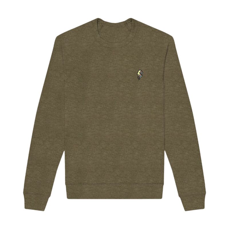 ダリックス レディース トップス プルオーバー 流汗 フリース Dalix Lightning Fleece Sweatshirt Heather Olive ギョリュウモドキ