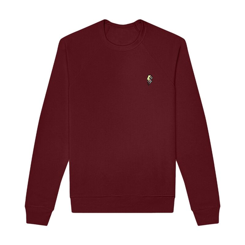 ダリックス レディース トップス プルオーバー 流汗 フリース Dalix Lightning Fleece Sweatshirt Maroon マルーン