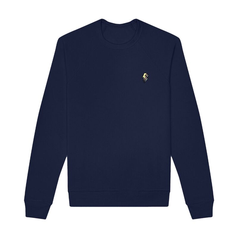 ダリックス レディース トップス プルオーバー 流汗 フリース Dalix Lightning Fleece Sweatshirt Navy Blue 米国海軍