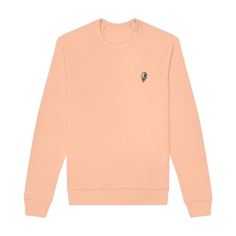 ダリックス レディース トップス プルオーバー 流汗 フリース Dalix Lightning Fleece Sweatshirt Peach 桃