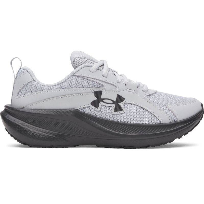 アンダーアーマー レディース シューズ スニーカー スピード競技 Under Armour Assert 11 Big Kids Charged+ Lace-Up Running Shoes Gray 薄墨色
