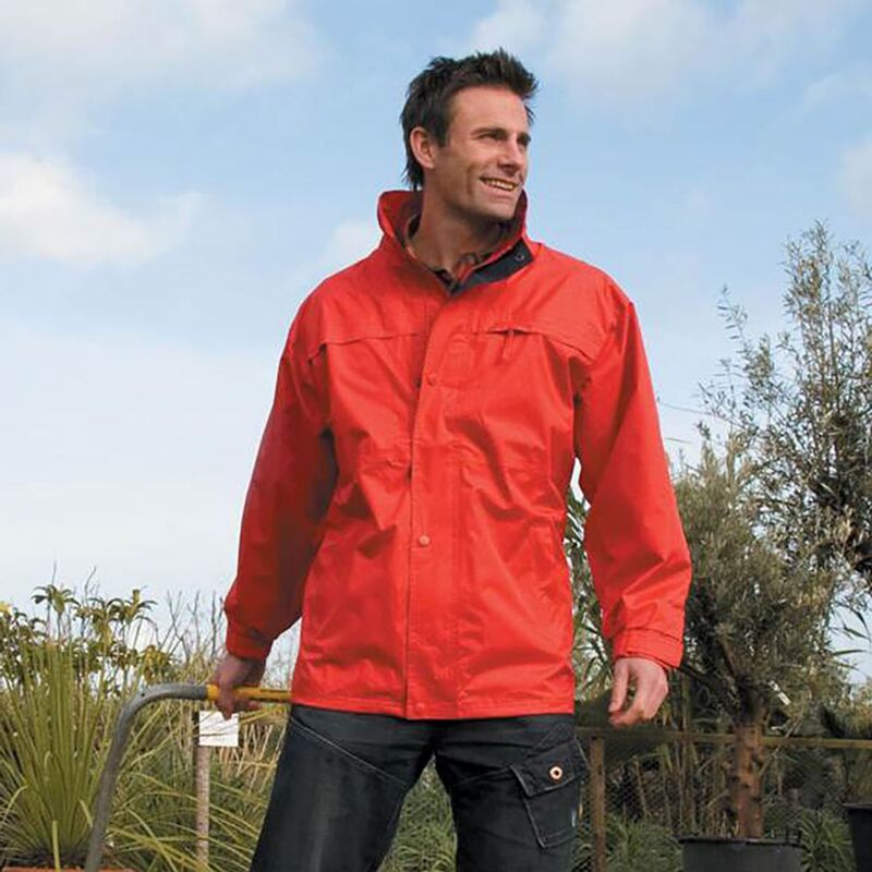 リザルト レディース アウター 上衣・上衣 Result Mens Mid-Weight Multi-Function Waterproof Windproof Jacket Red And Navy 米国海軍