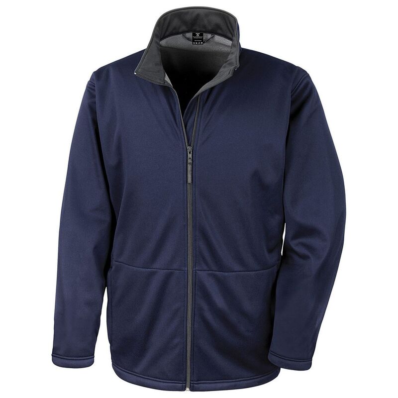 リザルト レディース アウター 上衣・上衣 Result Core Mens Waterproof Soft Shell Jacket Navy 米国海軍