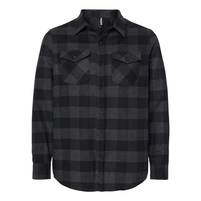 自営トレーディング レディース トップス プルオーバー Independentrading Co. Plain Flannel Shirt Charcoal Heather 濃灰色