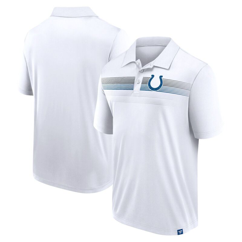 ファナティクス レディース トップス プルオーバー スポーツシャツ トール Fanatics Brands - White Label Men\u0027s Fanatics White Indianapolis Colts Big \u0026 Tall Sublimated Polo Clt White 白いこと
