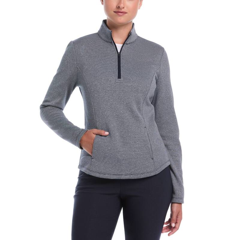 地びたゲットー レディース トップス プルオーバー スウェーター Women\u0027s Grand Slam Quarter-Zip Golf Sweater Dark Peacoat Heather ギョリュウモドキ