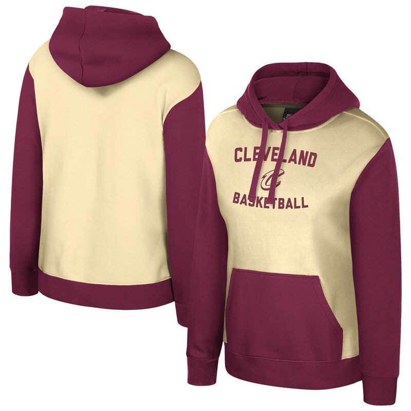 スタジアムエッセンシャルズ レディース トップス プルオーバー パーカー Women\u0027stadium Essentials Cream Cleveland Cavaliers Rafters Road Trip Hoodie Cav Beige ベージュ