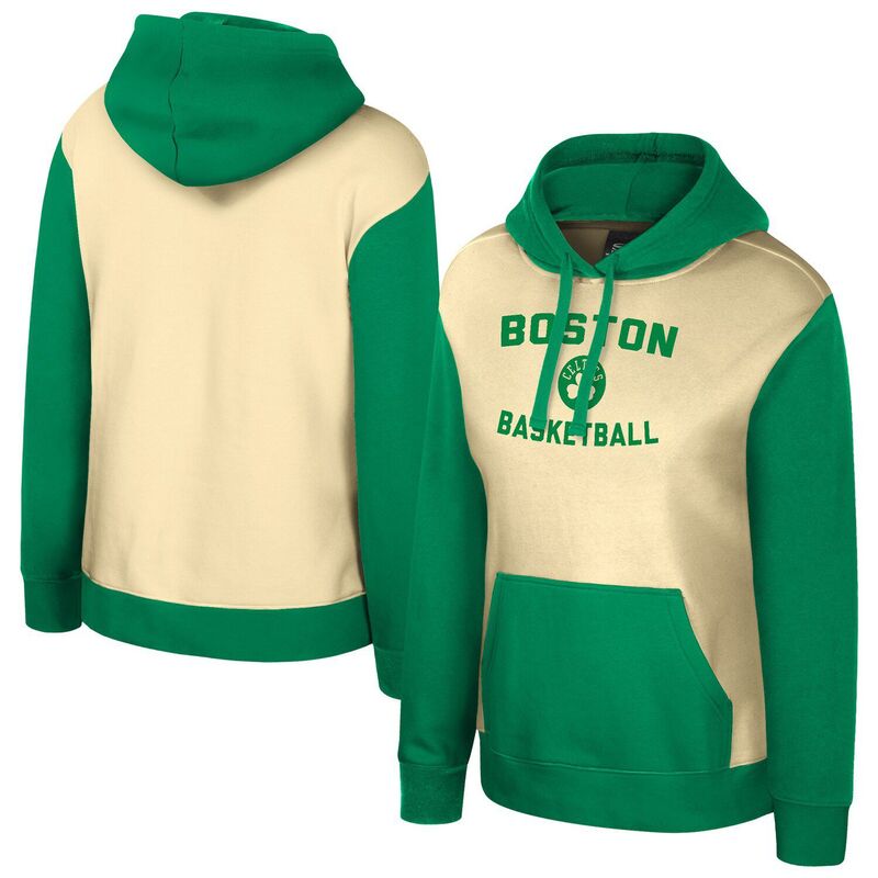 スタジアムエッセンシャルズ レディース トップス プルオーバー パーカー Women\u0027stadium Essentials Cream Boston Celtics Rafters Road Trip Hoodie Cel Beige ベージュ