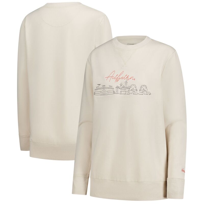 想い浮かべる一 レディース トップス プルオーバー ヴィンテージ 流汗 フリース Image One Women\u0027s Natural Auburn Tigers Campus Vintage Wash Fleece Sweatshirt Aubeige ベージュ