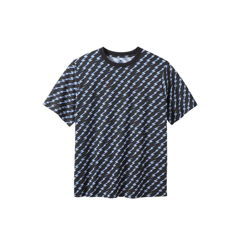 キングサイズ レディース トップス プルオーバー トール グラフィック KingSize Men\u0027s Big \u0026 Tall Easy Style Graphic Tee Lightening Bolt