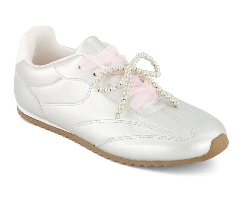 アンドレア レディース シューズ スニーカー Andrea Women\u0027s Urban Comfort Sneakers 90610 Silver しろがね色