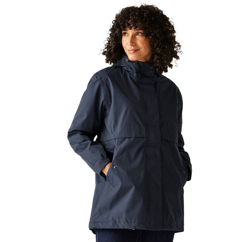 レガッタ レディース アウター 上衣・上衣 Regatta Womens/Ladies Brielly Insulated Waterproof Jacket Navy Blue 米国海軍