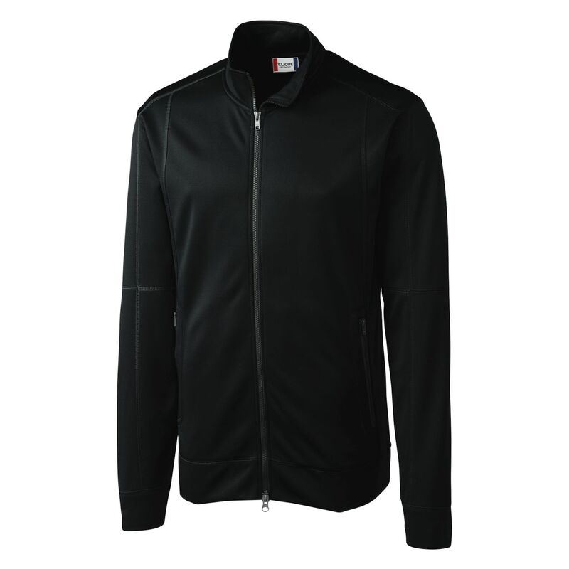 細流 レディース アウター 上衣・上衣 編み物 Clique Helsa Mens Full Zip Knit Jacket Black 黒いこと
