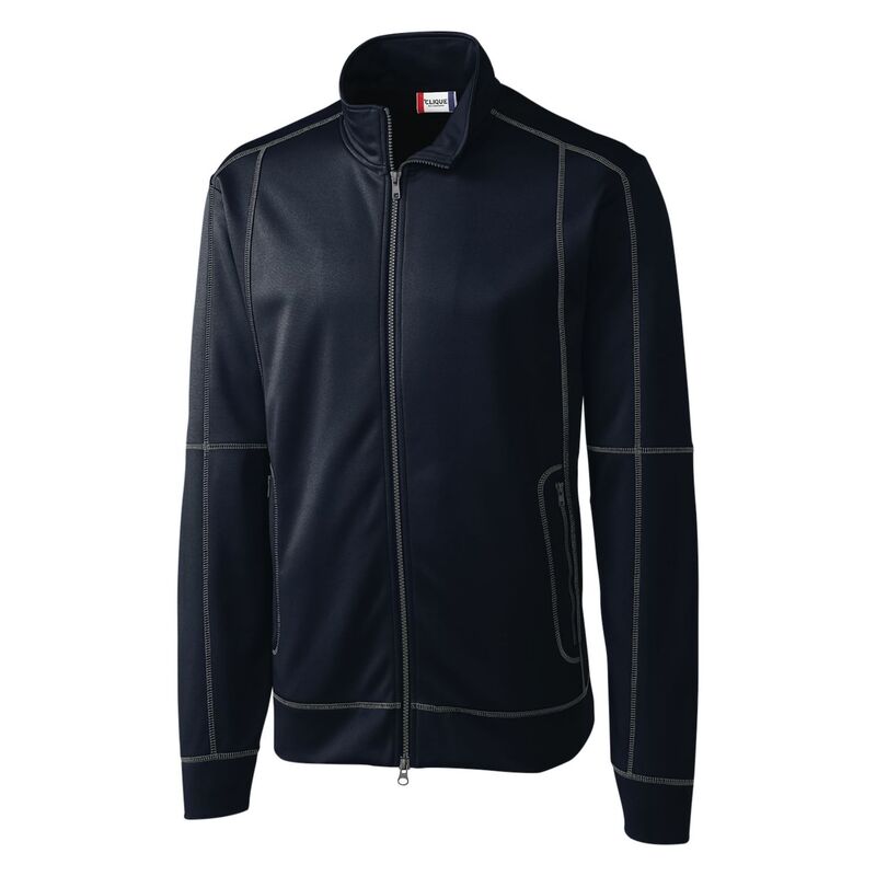 細流 レディース アウター 上衣・上衣 編み物 Clique Helsa Mens Full Zip Knit Jacket Dark Navy 米国海軍