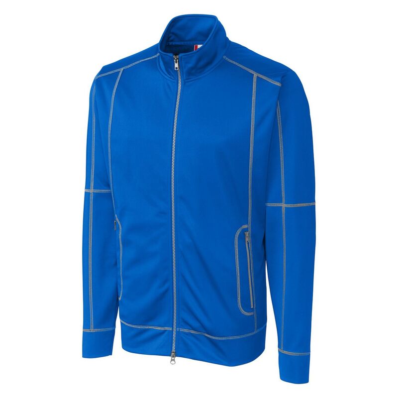 細流 レディース アウター 上衣・上衣 編み物 Clique Helsa Mens Full Zip Knit Jacket Royal Blue 青色