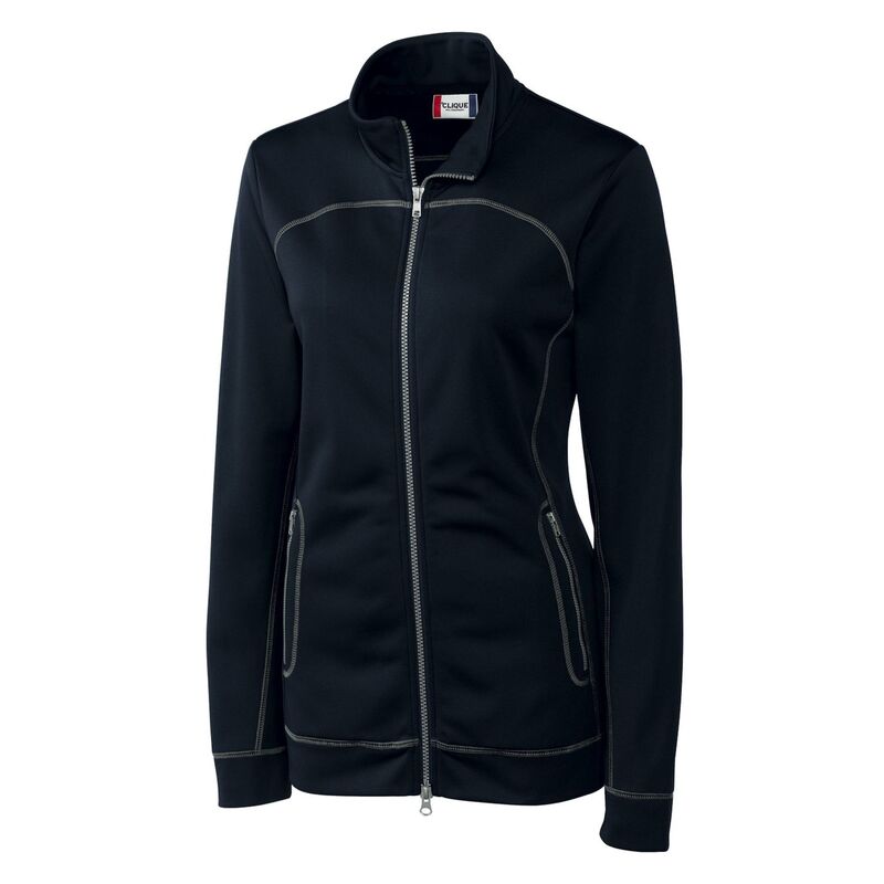細流 レディース アウター 上衣・上衣 編み物 Clique Helsa Womens Full Zip Knit Jacket Dark Navy 米国海軍