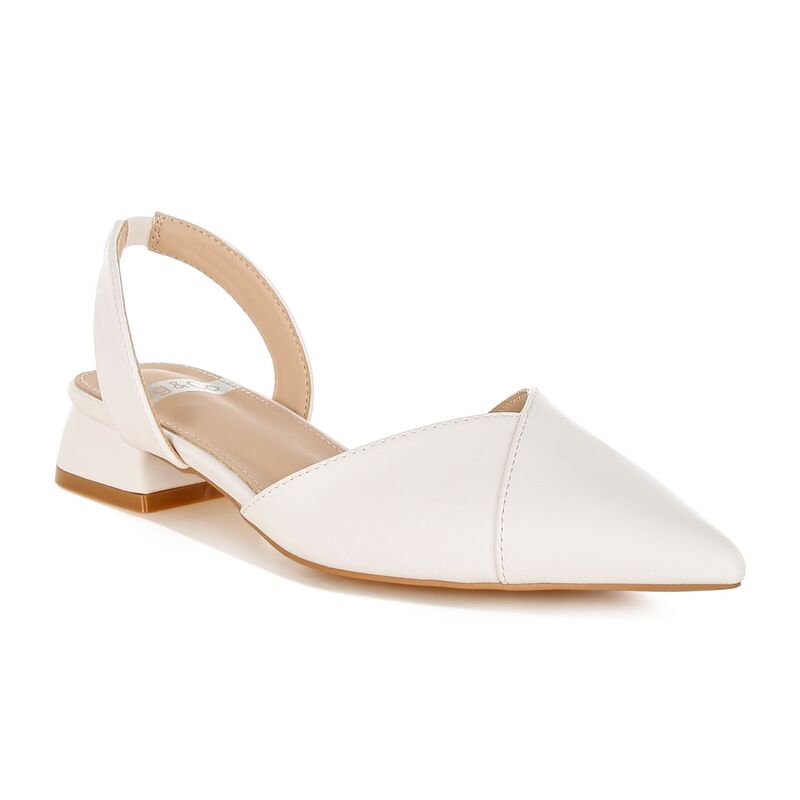 ラグアンドコー レディース シューズ サンダル 踵 Rag \u0026 Co Tijay Women\u0027s Pointed Toe Block Heel Pumps White 白いこと