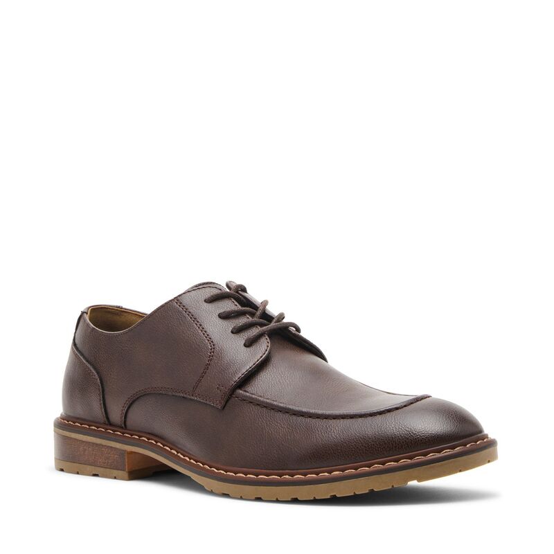マデン レディース シューズ オックスフォード Madden MRARETY Men\u0027s Moc Toe Casual Dresshoes Brown 赤銅色