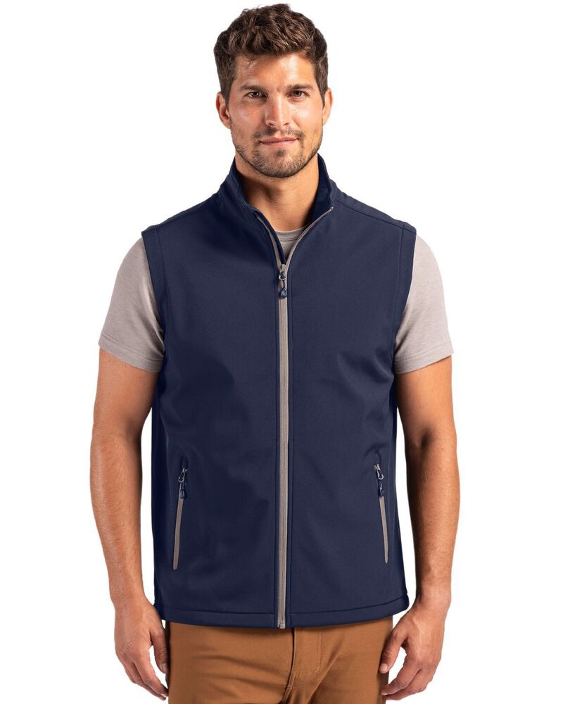 細流 レディース アウター 上衣・上衣 より良い Clique Tempo Stretch Full Zip Mensoftshell Vest Dark Navy Pure Slate スレート