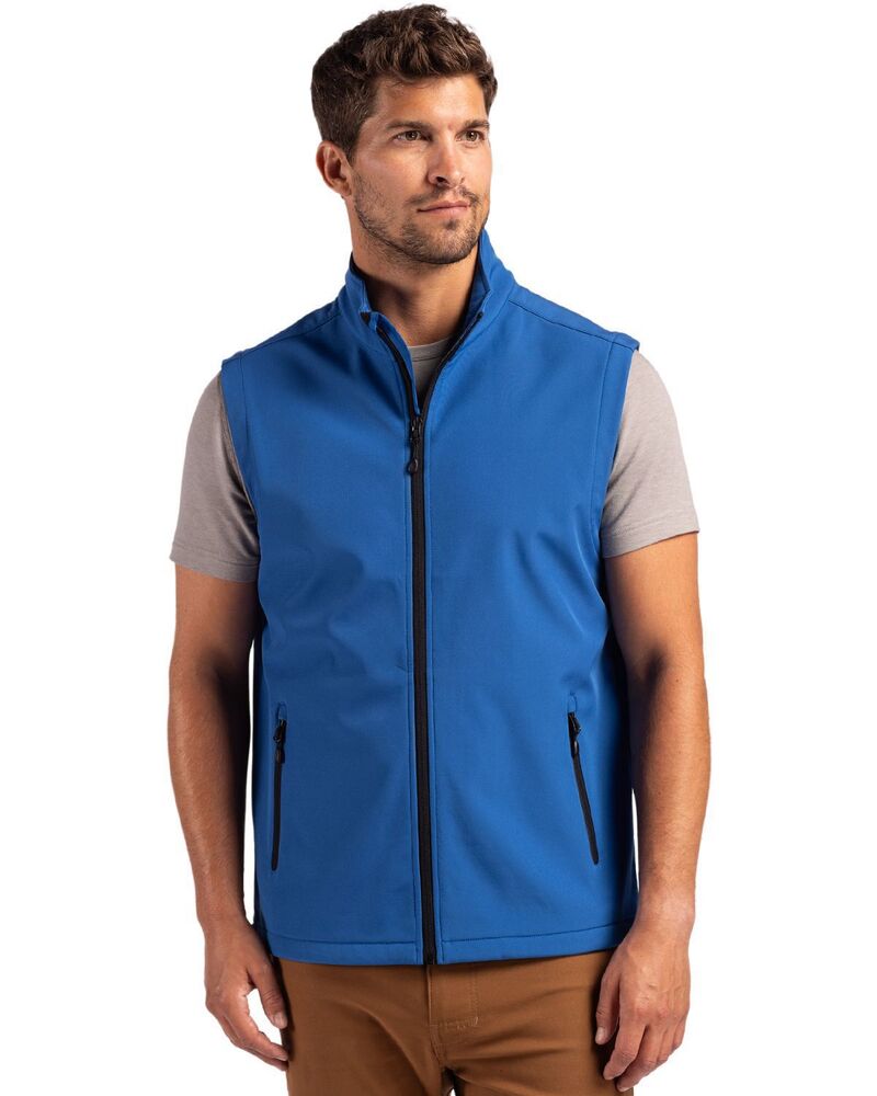 細流 レディース アウター 上衣・上衣 より良い Clique Tempo Stretch Full Zip Mensoftshell Vest Royal Blue Black 黒いこと